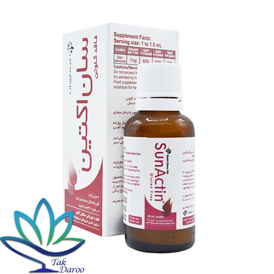 قطره آهن سان اکتین ایده دارو طب 30 میلی لیتر